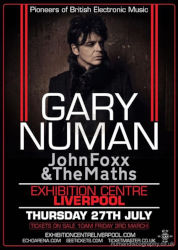 Gary Numan Venue Poster 2017 Liverpool